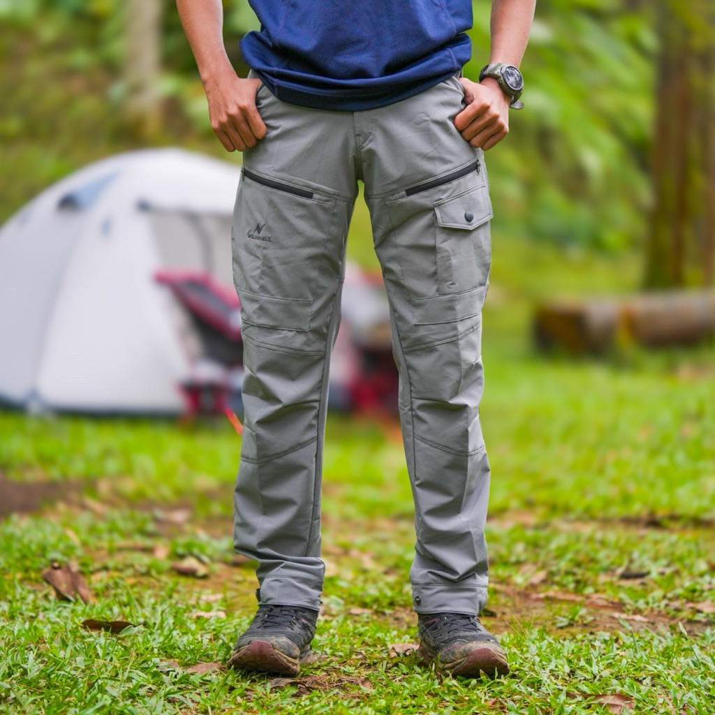 Celana Outdoor Hiking celana gunung wildshell asterix series ORI 100% WILD OUTDOOR