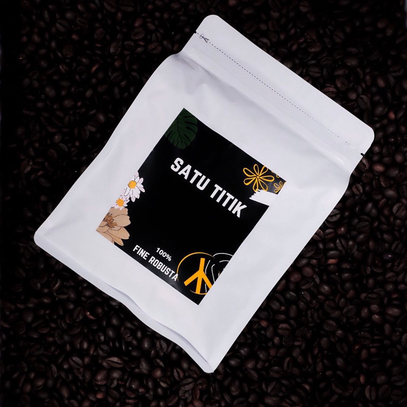 

SATU TITIK ROASTERY BIJI KOPI 100% ROBUSTA PUPUAN ROASTED BEANS 1KG/1000GR