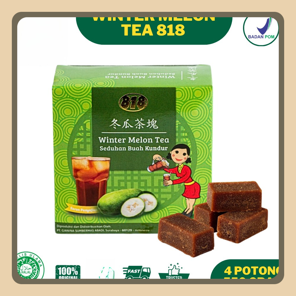 

[TERMURAH] WINTER MELON TEA 818 SEDUHAN BUAH KUNDUR / MINUMAN PANAS DALAM / WINTERMELON TEH