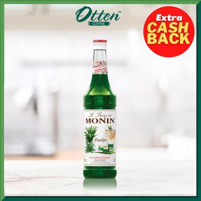 

New Monin - Syrup Pandan (700 ML) - Sirup Minuman Rasa PandanPremium