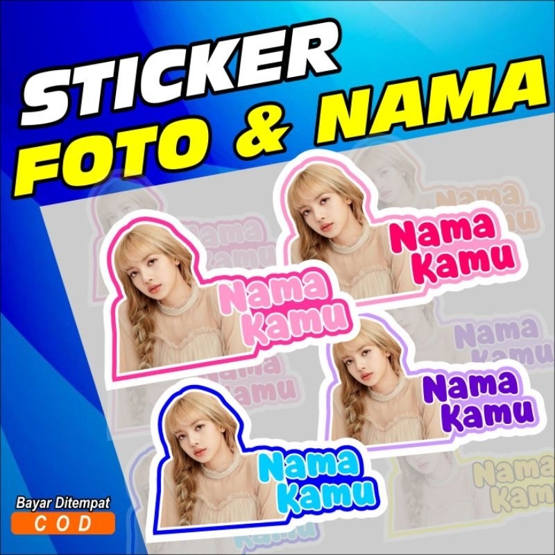 

Stiker Foto dan Nama/Sticker Cutting Foto dan Nama Anti Air (Outdoor)