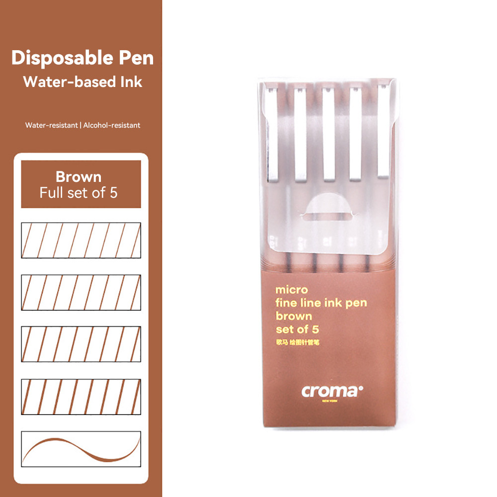 

Art Manga Outlining Pen Pigment Liner Micron Pen Marker Set Hook Line Needle Pen Art Sketching Drawing Comic Design Supplies