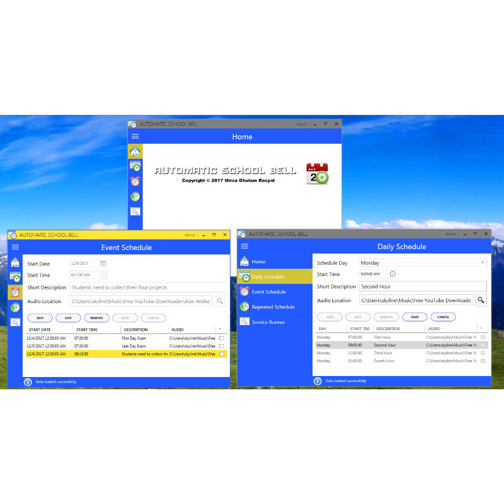 SOurce CODE Aplikasi Bell Sekolah