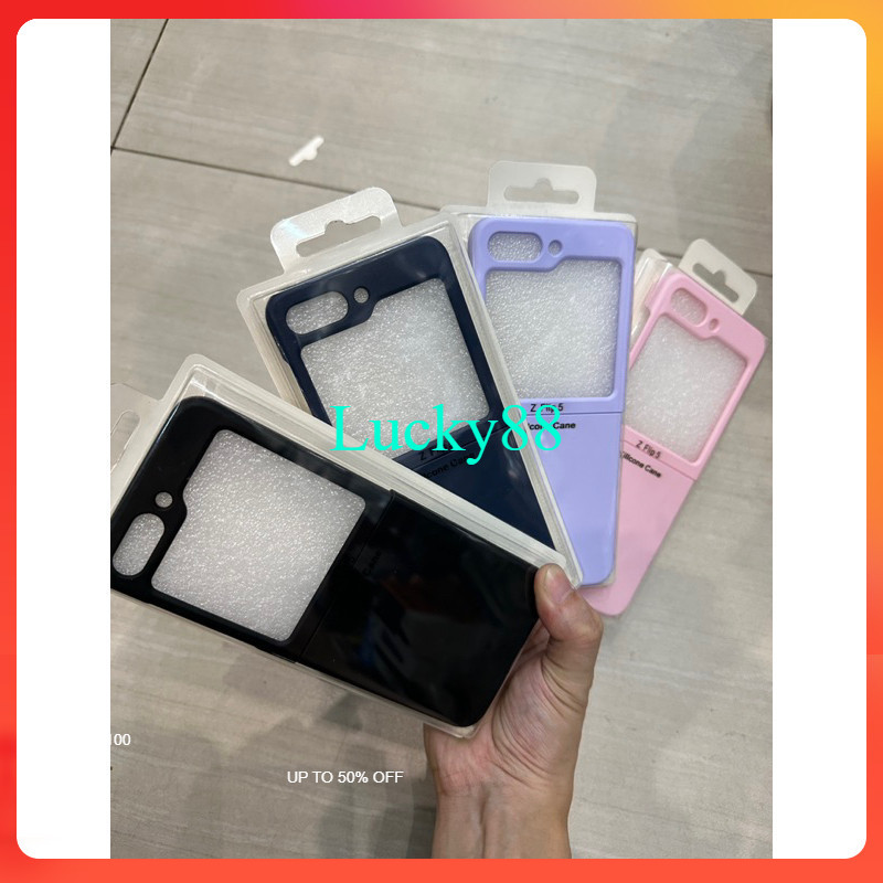 CASE SILICONE MACARON SAMSUNG Z FLIP 3 / Z FLIP 4 / Z FLIP 5 / CASE SILIKON SILICON ANTI JAMUR BALDR