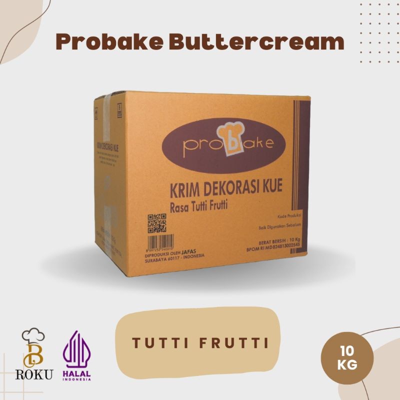 

New Probake Buttercream 10 kg Tutti FruttiPremium