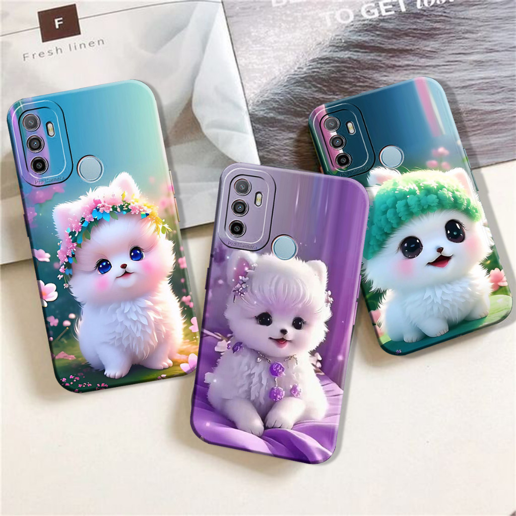 Softcase Hp OPPO A53 2020/A33 2020/A32 Motif Cats Cute Lucu Cantik Kekinian - Oppo a53 - oppo a33 - 