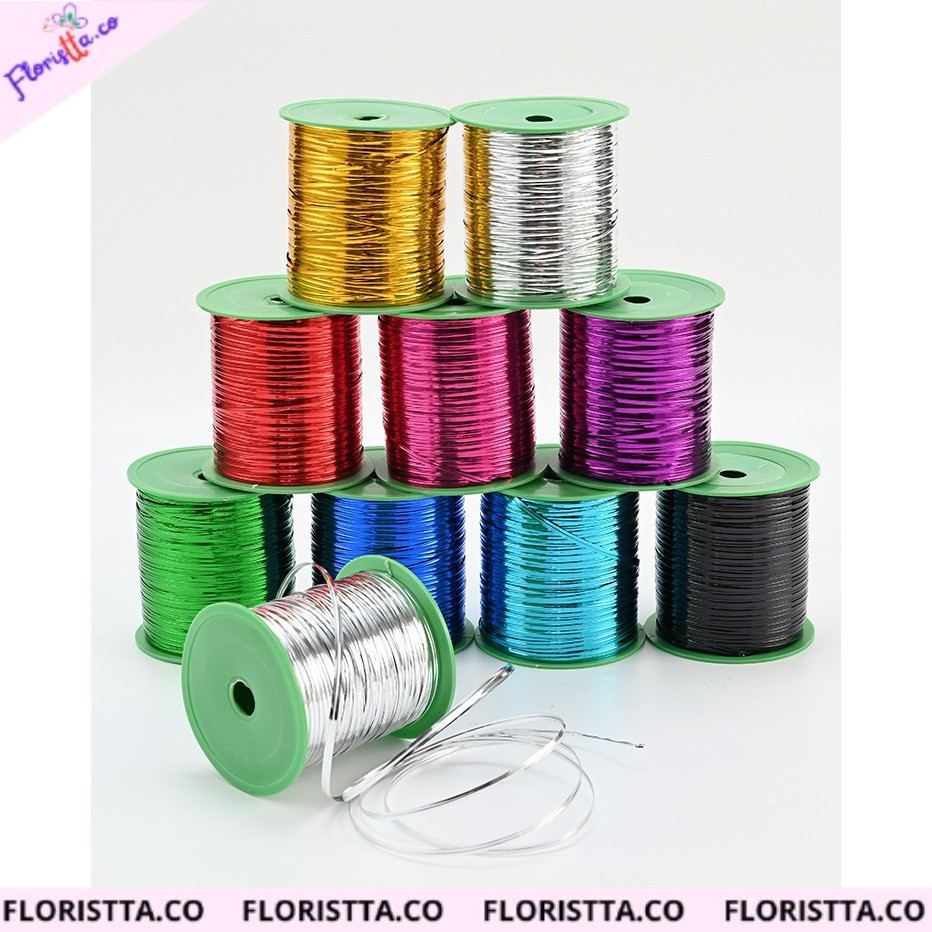 

(ECER 5 M) PITA KAWAT FOIL TWIST TIE PANJANG 5 METER