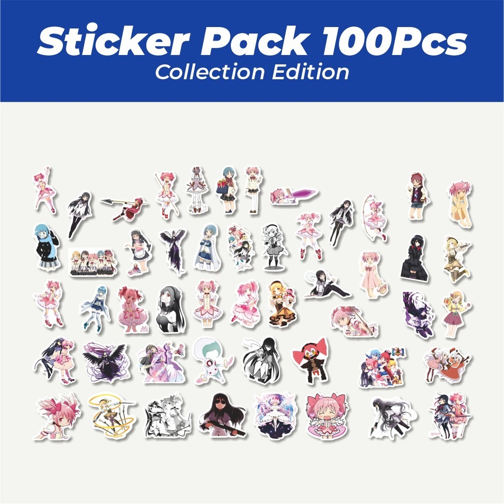 

Hot Sticker Anime Magica Madoka Sticker Lucu Anti Air Stikers Berperekat Waterproof Sticker Decal Buat Motor Helm Buku Journal Koper Casing HP Laptop Botol Minum