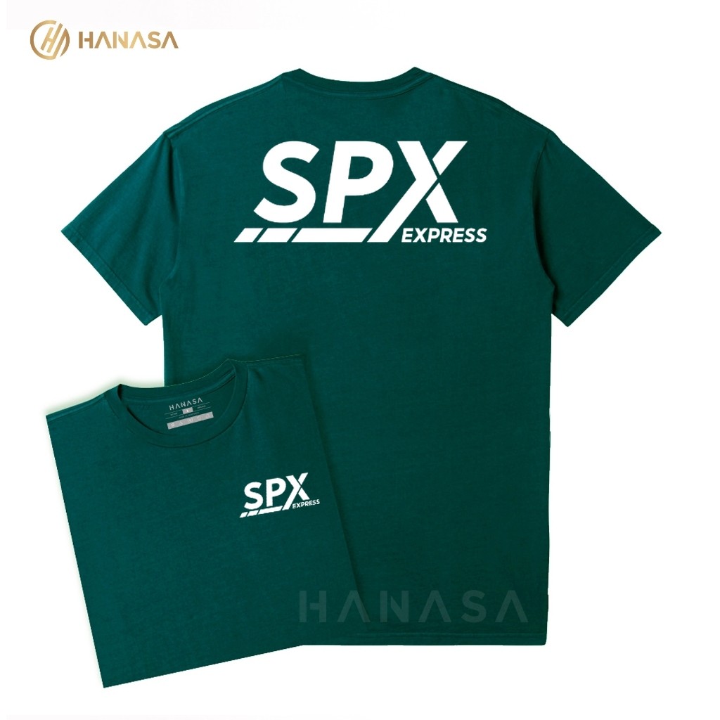 Kaos T-Shirt Wanita | Kaos Pria DB SPX Express Text White | Unisex 100% Cotton Combed