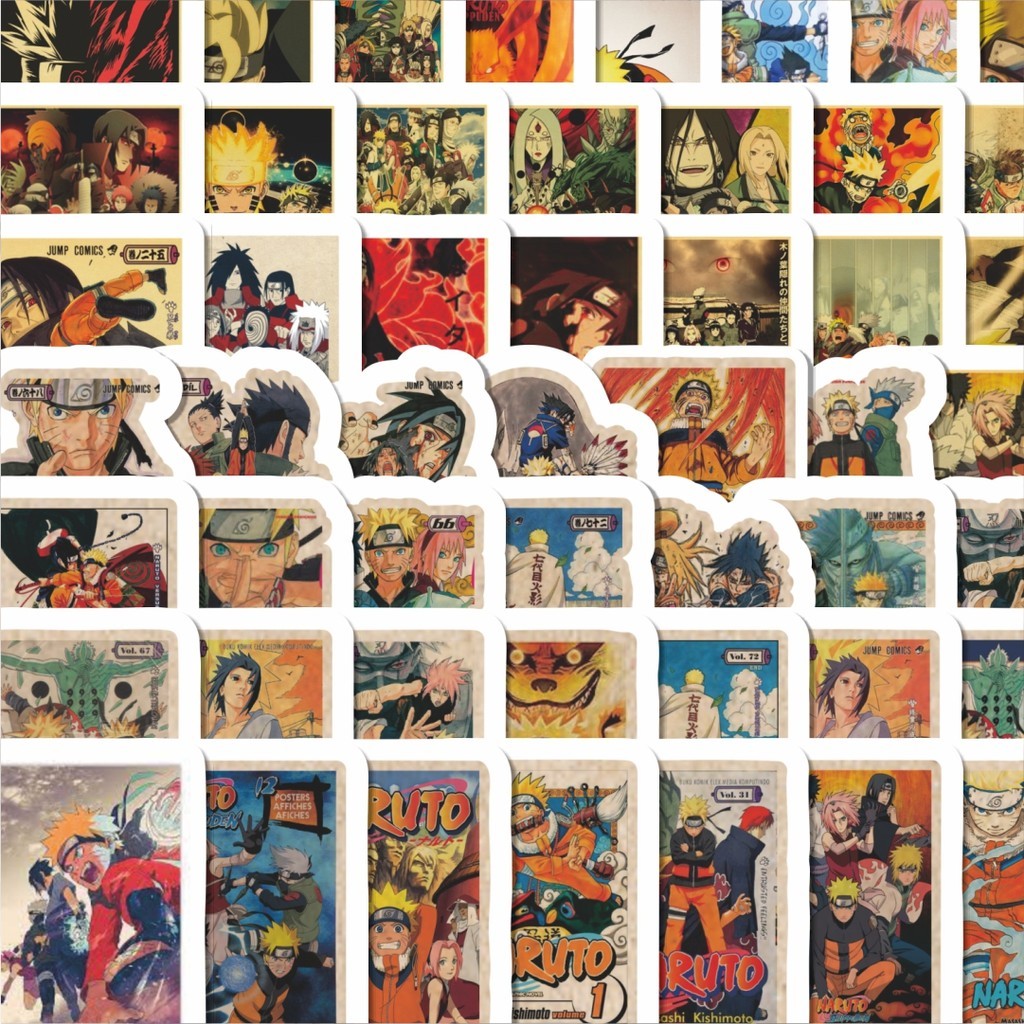 

Stiker Cutting Pack Stiker Poster Komik Naruto Retro Isi 100Pcs Series Aesthetic Lucu Keren Untuk Koper Bahan Vynil