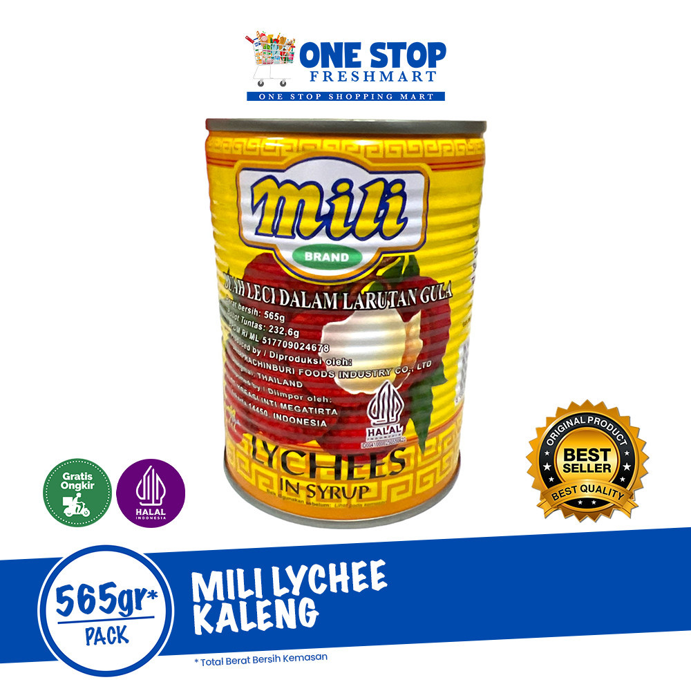

MILI LYCHEE KALENG 565GR/MILI BUAH LECI KALENG 565GR