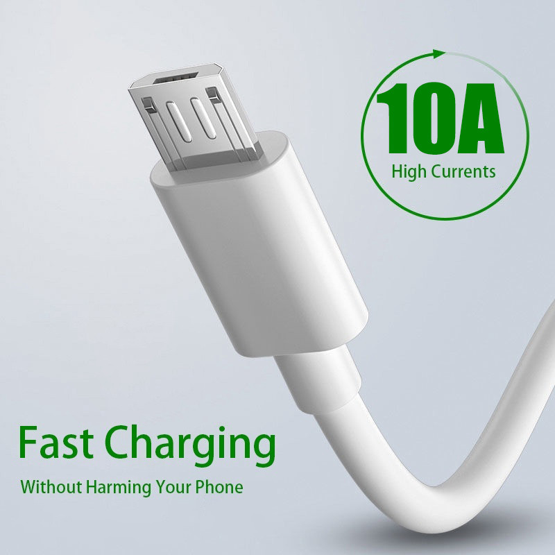 10A Fast Charging Micro USB Cable Android Charger Cord for Samsung Galaxy S6 S7 Andriod Mobile Phone