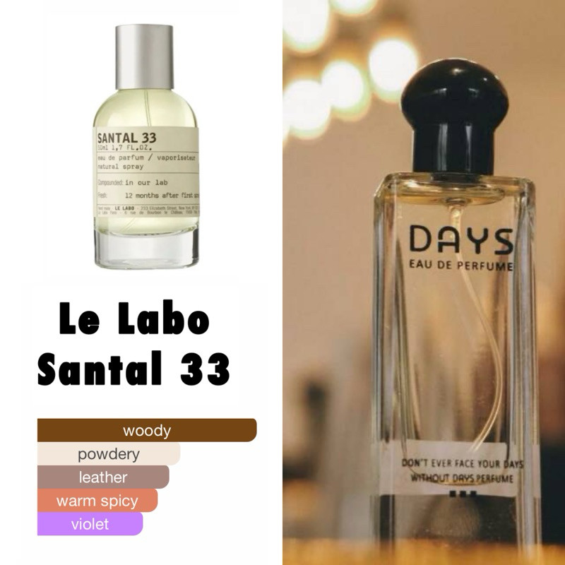 

DAYS PARFUME inspired by Le Labo Santal 33
