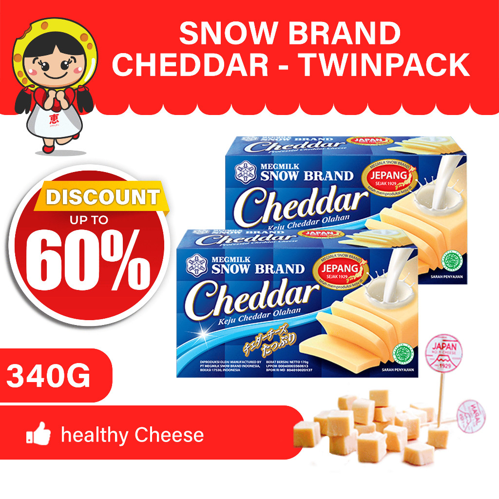 

SNOW BRAND Cheddar 170 gr - Twin Pack (NED)