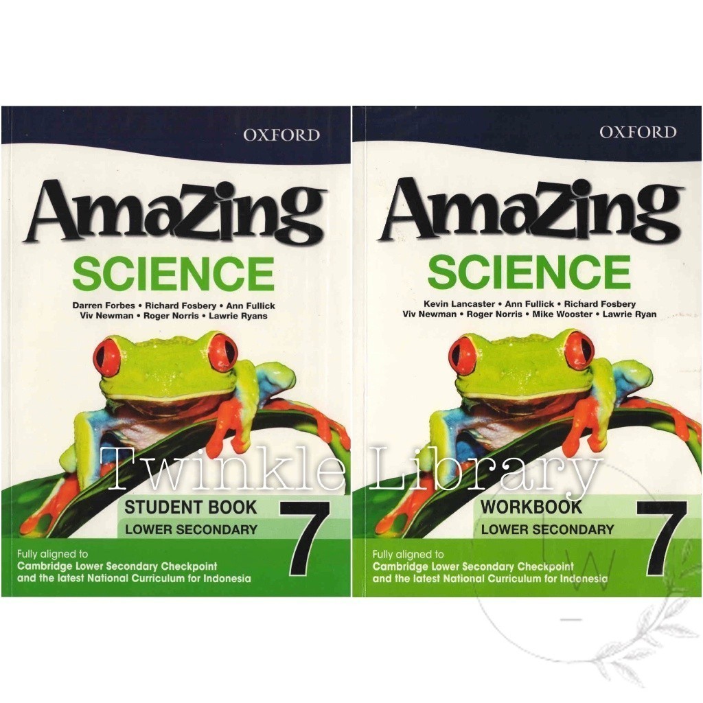 [BUKU FISIK] Amazing Science Lower Secondary 7 Student Book / Workbook - Oxford (Cambridge Lower Sec
