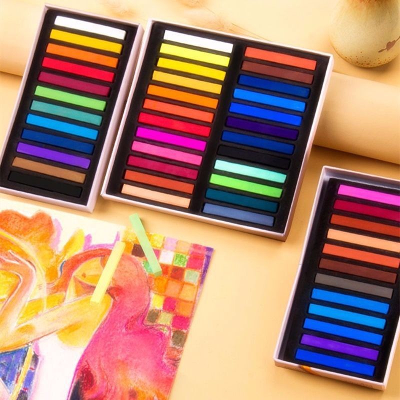 

Polymer Clay Doll Makeup Chalk 12/24/36/48 Color Artist Chalk Stick Set School Supplies Professional Blush Coloring Pen