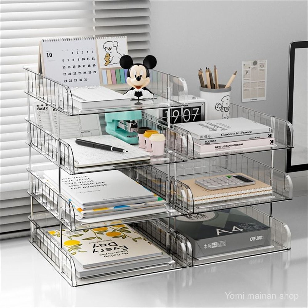 

COD Organizer Laci Acrylic Transparan Susun Storage Box Desktop Serbaguna Rak Penyimpanan Meja Kerja Office