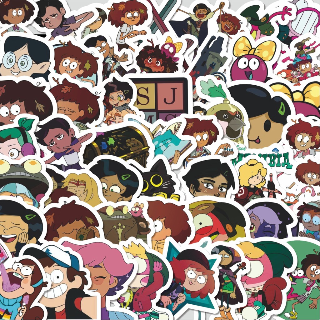 

Stiker Cutting Pack Stiker Amphibia Series Isi 100Pcs Series Aesthetic Lucu Keren Untuk Koper Bahan Vynil