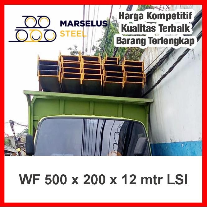 WF 500 x 200 x 12 mtr SNI Lautan Steel / Besi IWF 500 Wide Flange Beam