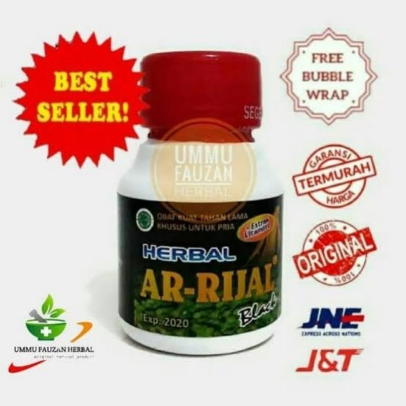 AR RIJAL BLACK ORIGINAL ORI 100% OBAT KUAT PENAMBAH STAMINA DAN GAIRAH PRIA BERHUBUNGAN SUPLEMEN PRI