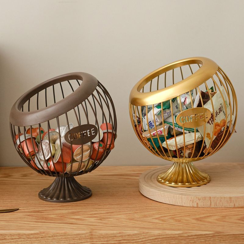 

Keranjang Buah Seni Besi Bernilai Tinggi Baru Keranjang Penyimpanan Camilan Mewah Dekorasi Meja Kopi Hiasan Nampan Penyimpanan Permen