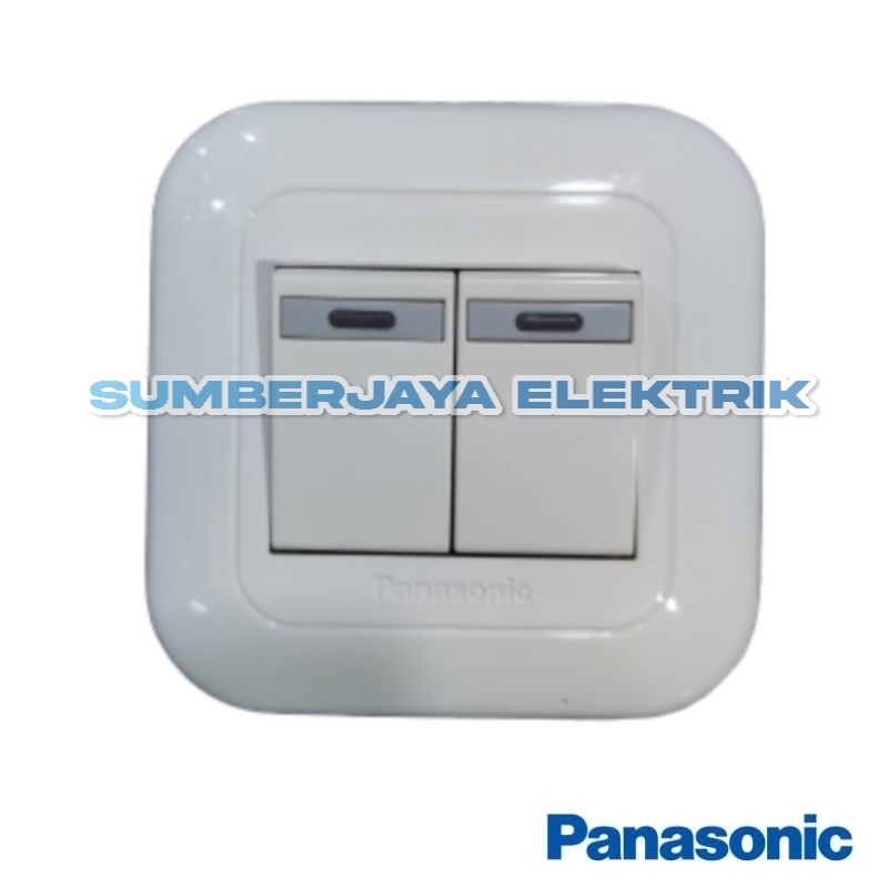 PANASONIC Saklar Seri 2G Gang INDIKATOR Lampu WEJ5571