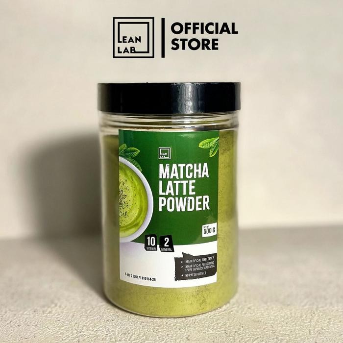

Leanlab Bubuk Minuman Matcha Latte Premium Drink Powder 500g bottle