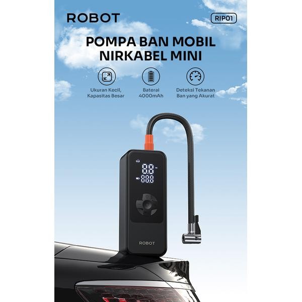 VIVAN Portable Air Pump Inflator Electric Pompa Ban Mobil Sepeda Motor - RIP01