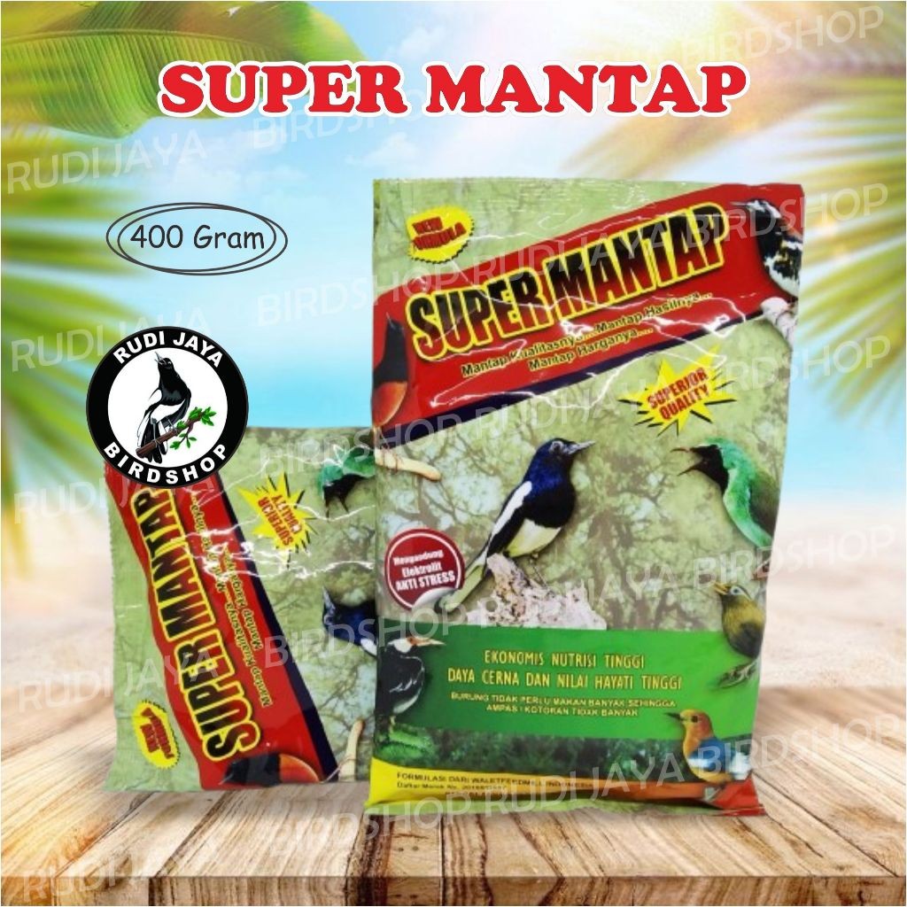 SEDIA SUPER MANTAP MANTAB SUPERFIT VOER PUR PAKAN MAKANAN BURUNG MURAI KACER CUCAK PROTEIN TINGGI