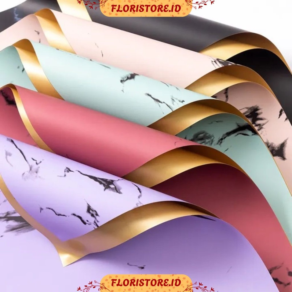 

MARBLE STONE MOTIF / CELLOPHANE / FLORIST PAPER / KERTAS BUKET BUNGA / WRAPPING WRAPPER