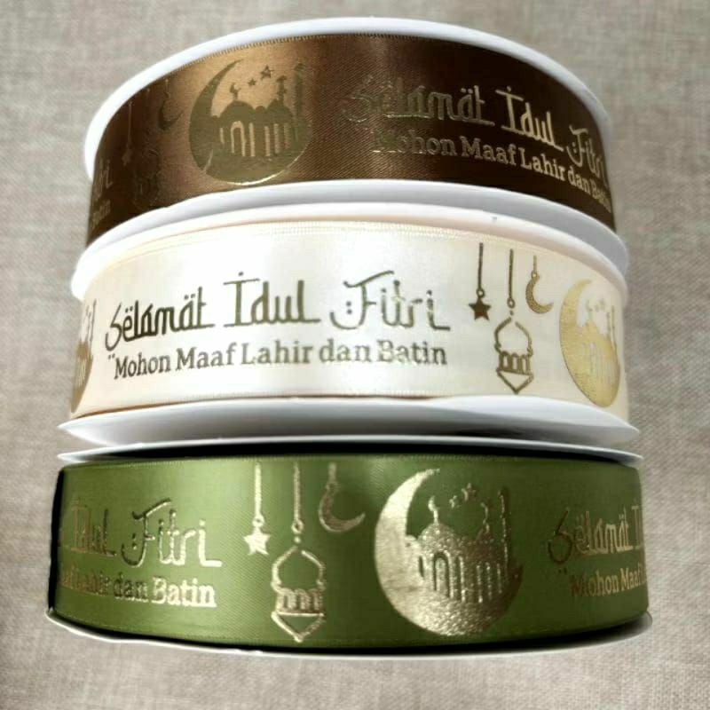 

100 YARD (90 METER) - 1 ROLL PITA IDUL FITRI 2,5 CM | PITA LEBARAN PREMIUM