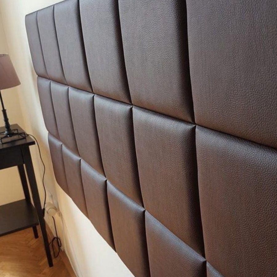 Ready Wall Panel kulit Stiker dinding Kasur / Leather HeadBoard 3D / Safety Balita Murah Berkualitas