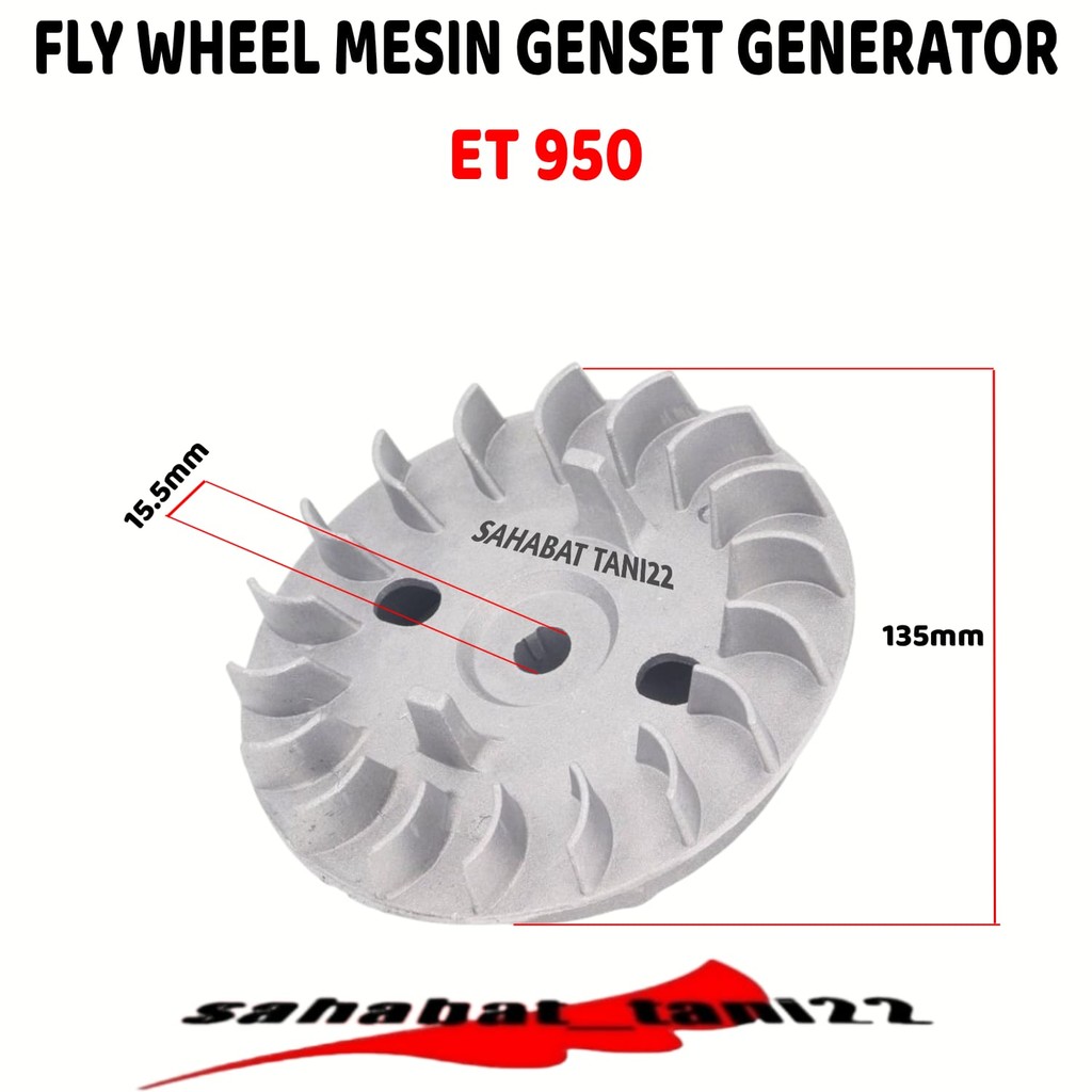 Flywheel Magnet Generator Genset ET950 Flywheel Roda Gila Genset Generator ET950 Magneto Flywheel Ge