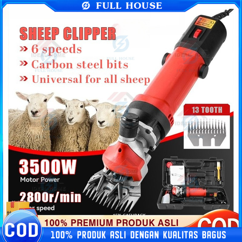 Full House Alat Cukur Bulu Domba Alat Cukur dan Potong Bulu Domba Listrik Alat Cukur Domba Mesin Pen