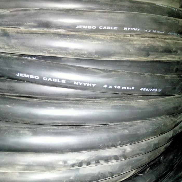 Kabel Serabut NYYHY 4 X 10 mm Jembo Meteran/Potongan new murah