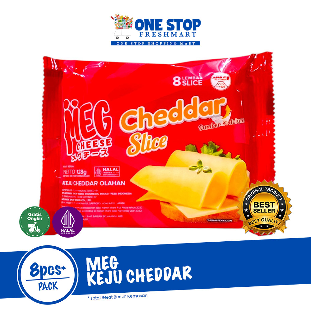 

MEG KEJU CHEDDAR 8SLICES