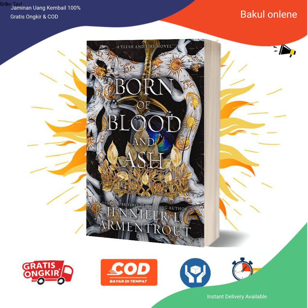 Born of Blood and Ash (Flesh and Fire, #4) by Jennifer L. Armentrout (English)