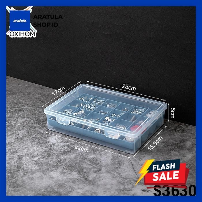 

Oxihom Kotak Perhiasan Kotak Tool Box Perkakas Kotak Penyimpanan - S3630 Kecil, Biru