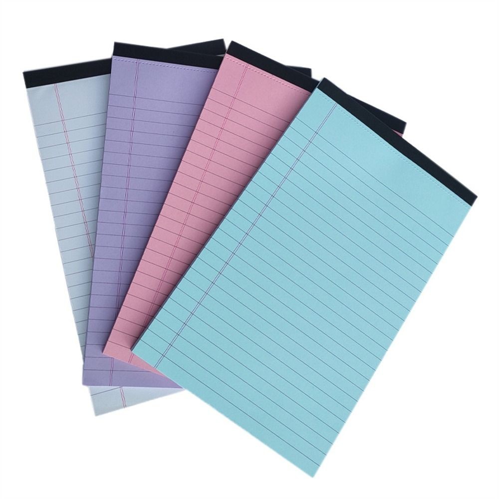 

Memo Pad Tearable Legal Pad 50 Pages Tear-off Pages Writing Sheet Paper Ink-proof Notepad Lined Paper College Students