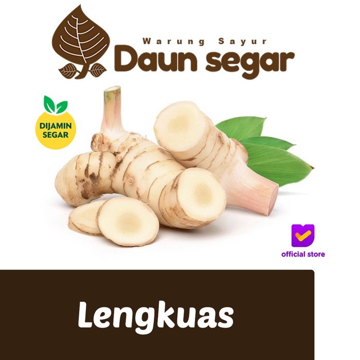 

Lengkuas loas merah putih 100gram bumbum dapur rempah rempah sayur fresh segar sayuran tangerang selatan premium