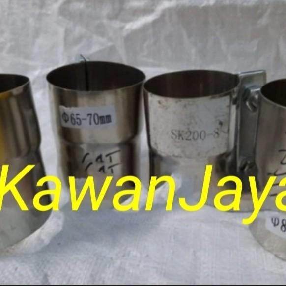 Clamp Muffler/Knalpot Hitachi Zaxis, CAT, Komatsu, Kobelco