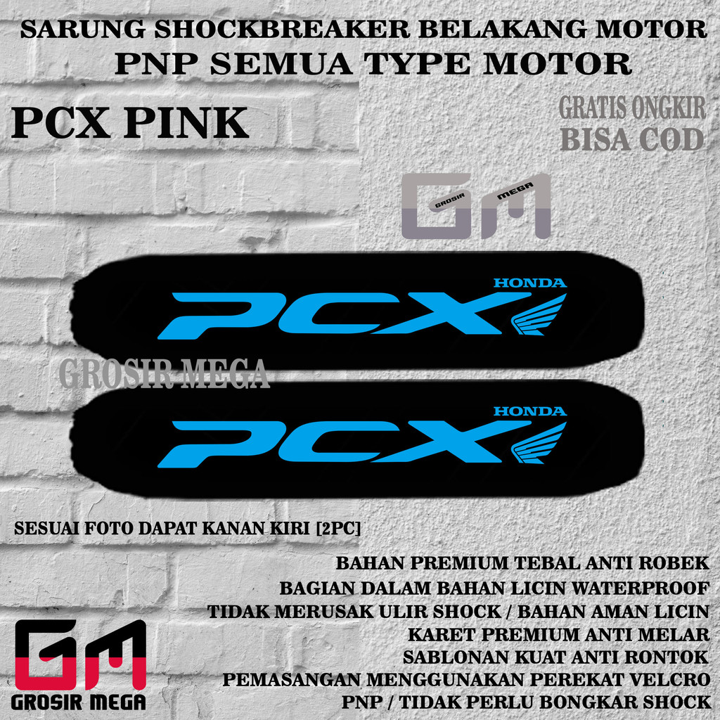 [sepasang] sarung shock belakang cover shockbreaker belakang PCX 160 PCX 150 Showa RCB WP KTC Kytaco
