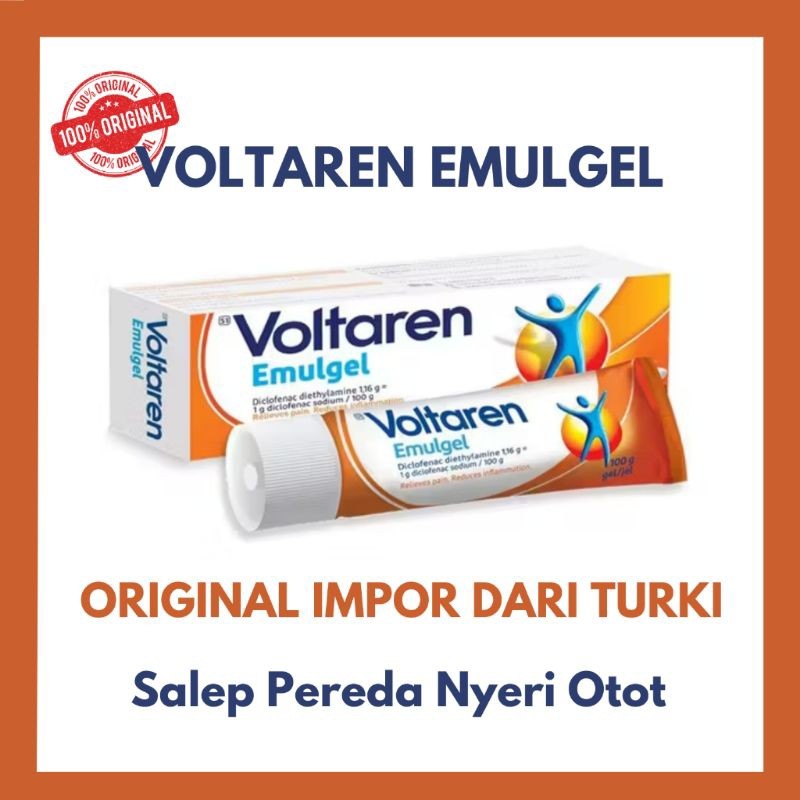 VOLTAREN GEL 50 GRAM OBAT NYERİ, KESELEO ORİGİNAL 100% from Turki TERLARIS