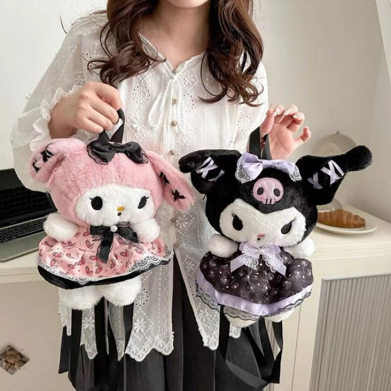 COD TAS RANSEL BONEKA MELODY KUROMI/ BACKPACK DOLL MELODY KUROMI/ TAS RANSEL BONEKA PRINCESS MELODY 