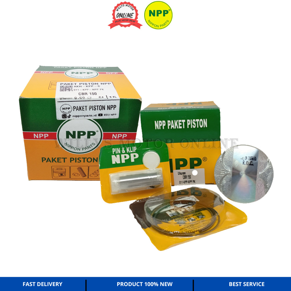 Piston Kit CBR150 CBR 150 LAMA KARBU NPP oversize STD 25 50 75 100 200 KPP SEHER CBR150 KPP
