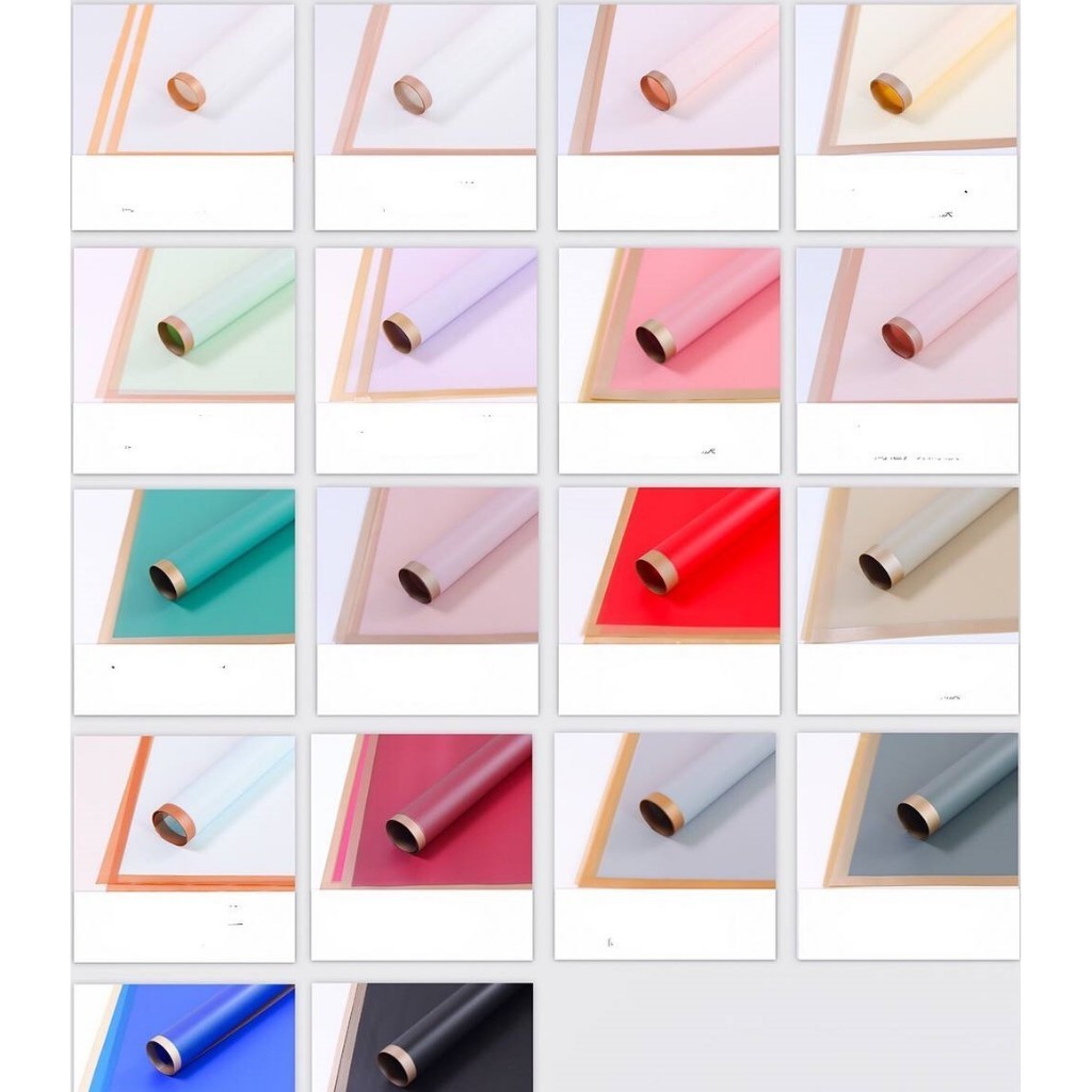 

ISI 20LEMBAR CELLOPHANE LIST/ FLOWER WRAPPING PAPER/KERTAS BUCKET BUNGA LIST GOLD