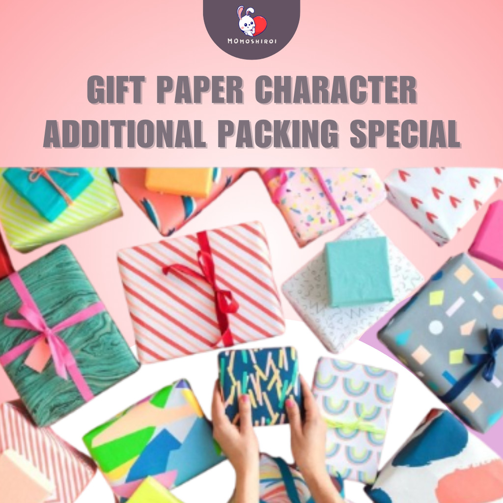 

Kertas Kado Karakter Tambahan Packing Khusus