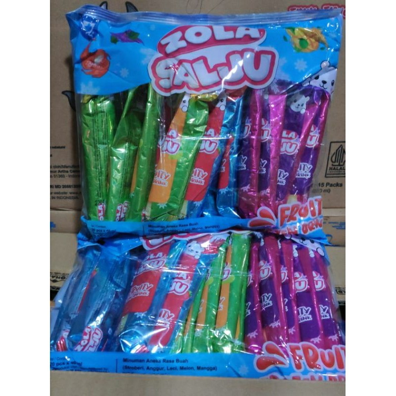 

Zola Salju Fruit Frozen Drink ( isi 20 pcs @40ml )