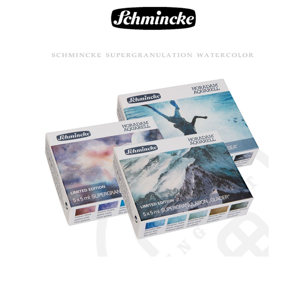 

German original Schmincke watercolor limited new color precipitation color layered color tubular art painting acuarelas pigment