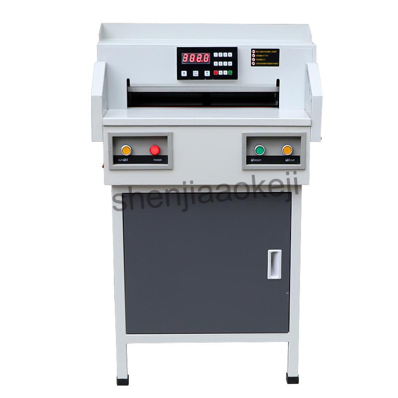 

G450VS+ Electric Paper Cutter Automatic NC Paper Cutter 450mm A3 Paper Cutting Machine A3 SIZE paper trimmer 220V (50Hz) 1PC